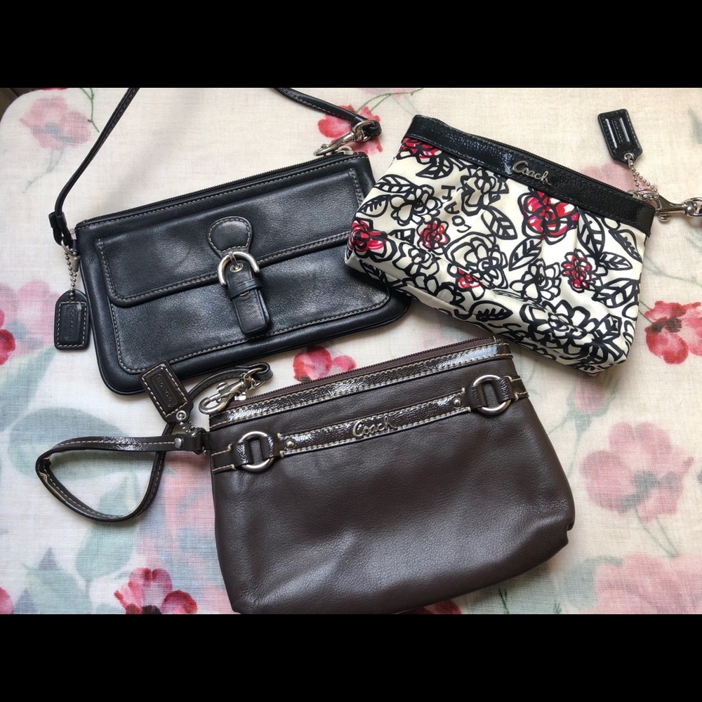 Coach Wristlet Lot of 3!
